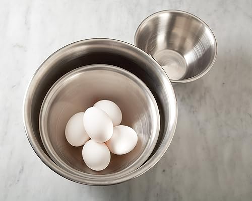 Vista 39 de Fox Run Brands - Cuenco para mezclar de acero inoxidable, 1/2 cuarto, Metálico