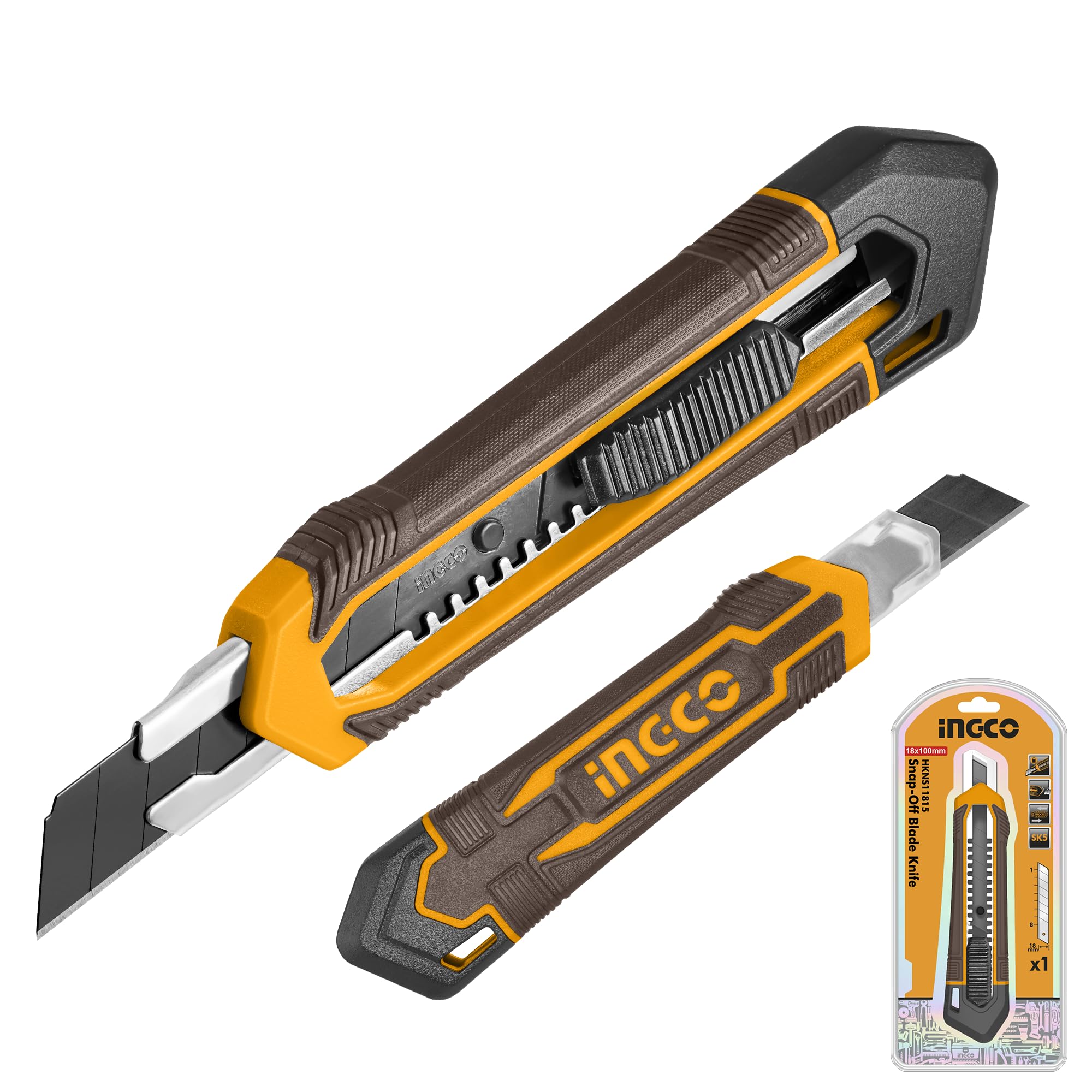INGCO Snap-off Blade Knife Length:179mm HKNS11815-picture-29