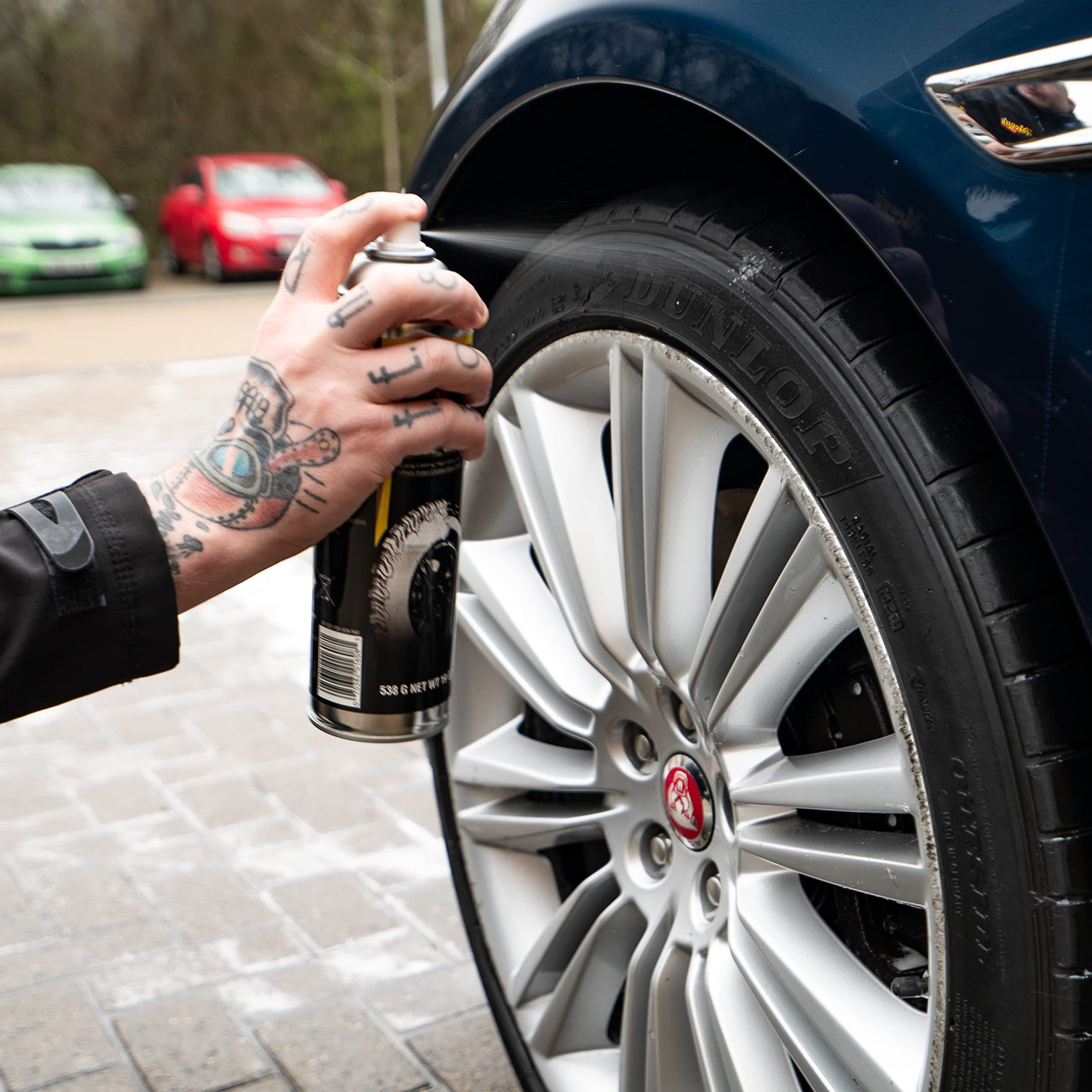 Meguiar's G210419EU Brillant Pneus 538 ml, Brillance et protection durable des pneus, Noir
