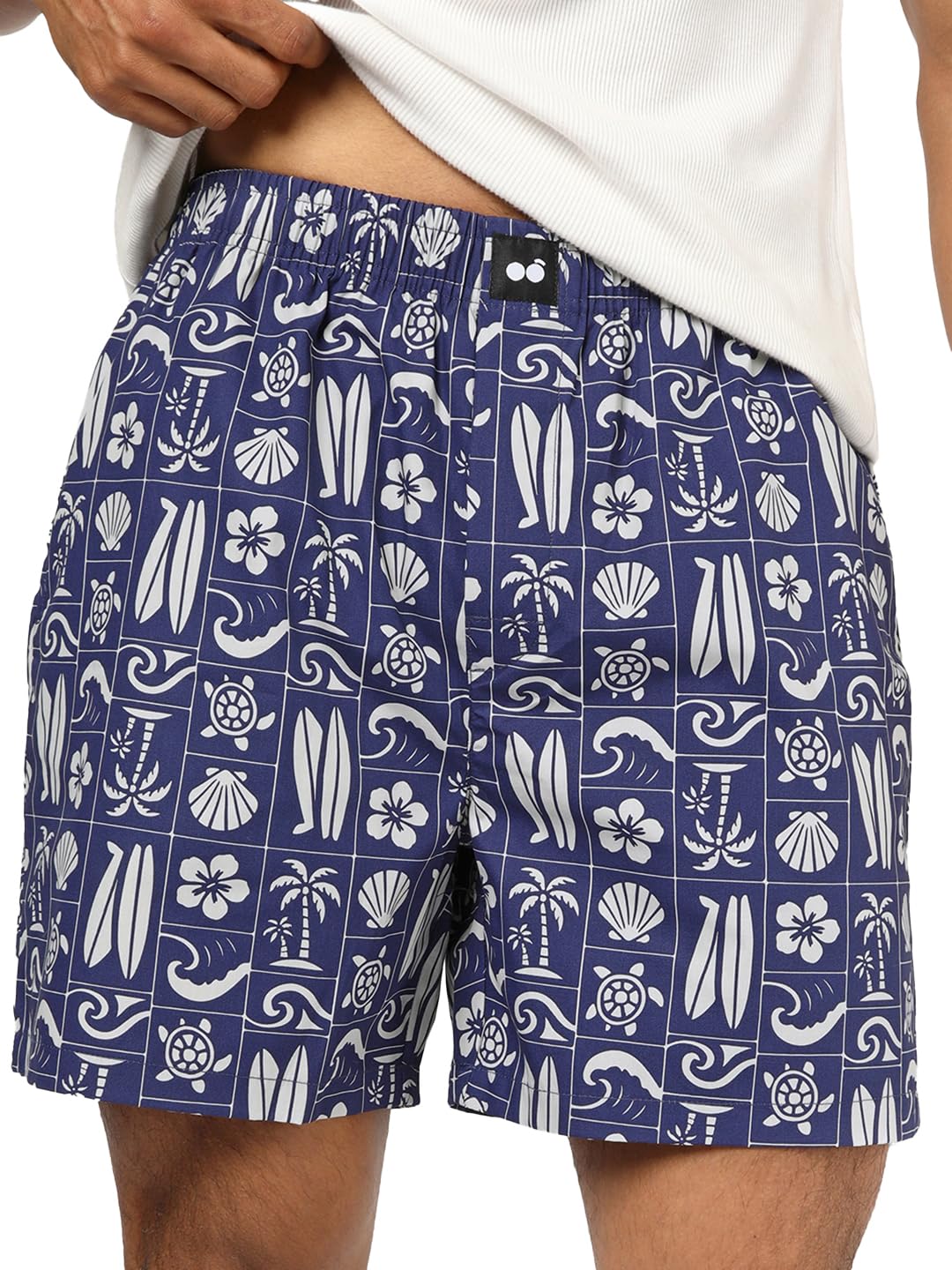 bewakoof Men's All Over Printed Regular Fit Poplin Cotton Boxer-picture-21