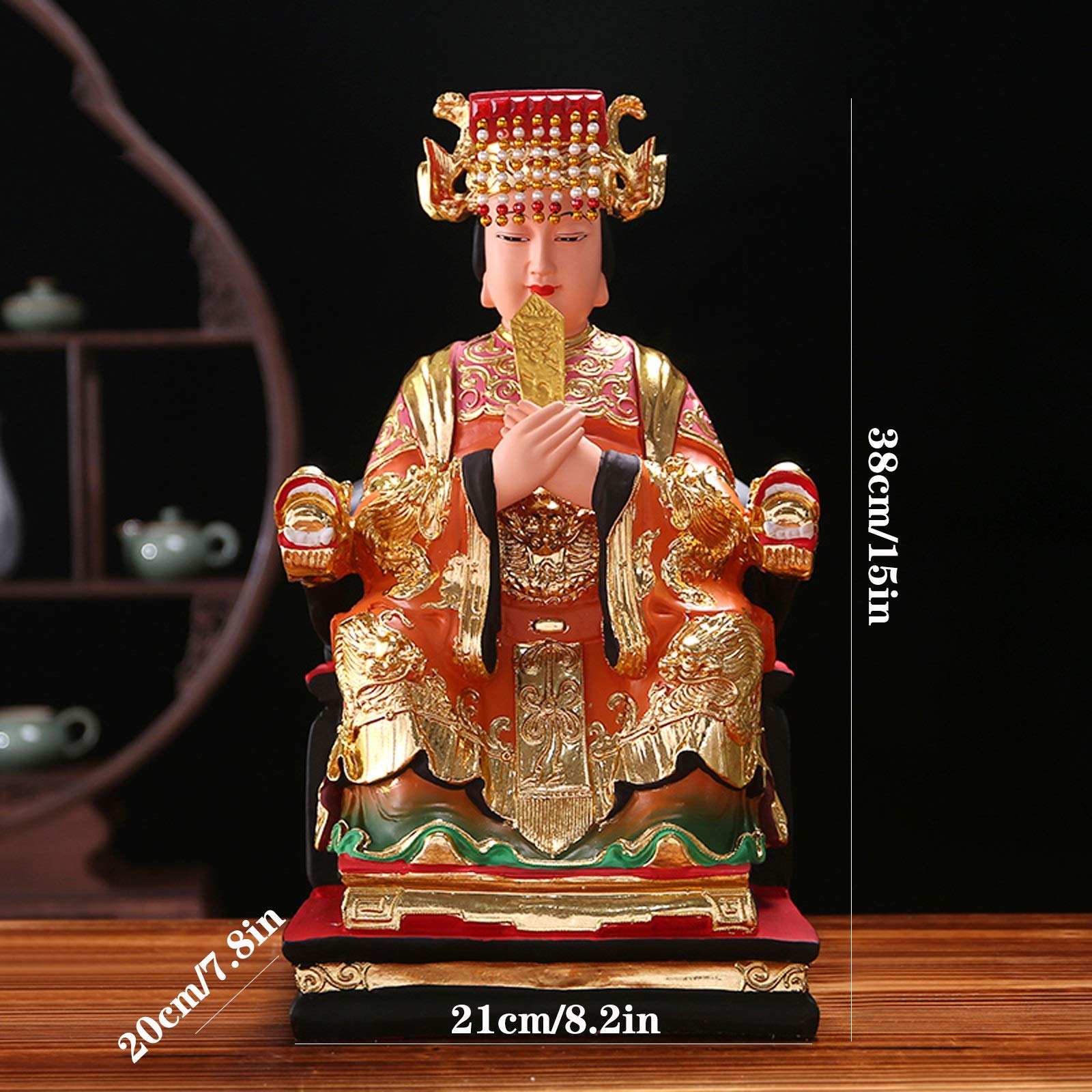 Mini estatua for el hogar, oficina, automóvil, decoración de mesa, esculturas decorativas coleccionables, estatuas de Buda, estatua de Buda, figura coleccionable atractiva y serena, Feng Shui chino, d