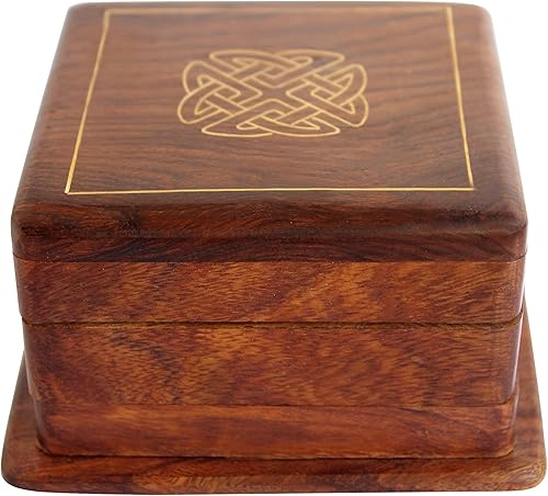 Miniatura 4 de Joyero Caja mágica Caja secreta - Caja de regalo con apertura de truco - Caja organizadora de almacenamiento para mujeres... (Diseño 3)