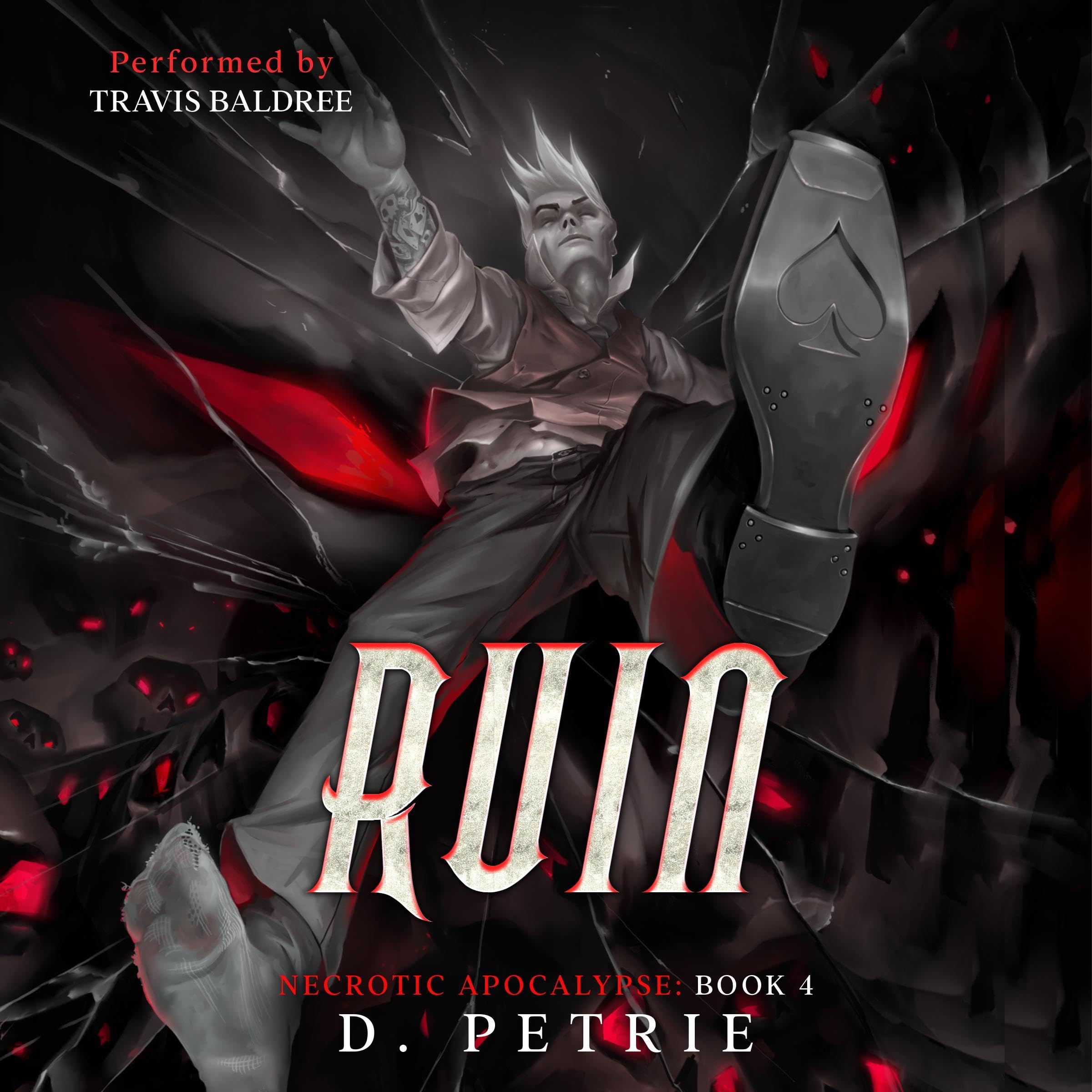 Cover art for Ruin: A Zombie Apocalypse LitRPG (Necrotic Apocalypse, Book 4)