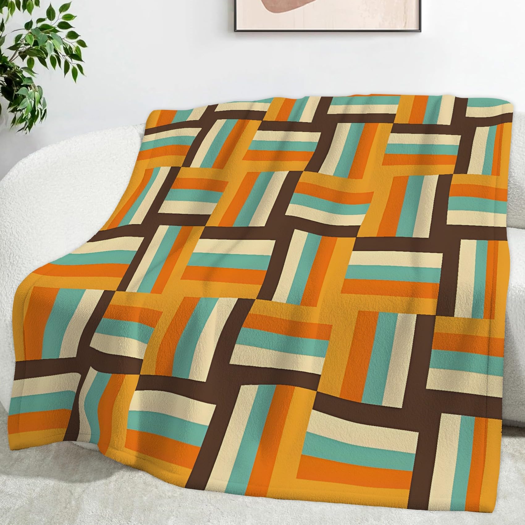 Couverture microfibre 220x240 cm légère et chaude pour éliminer la fraîcheur nocturne