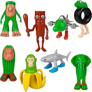 Tralalero Tralala Action Figure Set - 8PCS Italian Brainrot Meme Shark Collectibles Hilarious Toys & Unique Gifts for Meme Enthusiasts