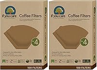 Vista 7 de If You Care Filtros de café multiusos, ideales para verter, sin blanquear, 80