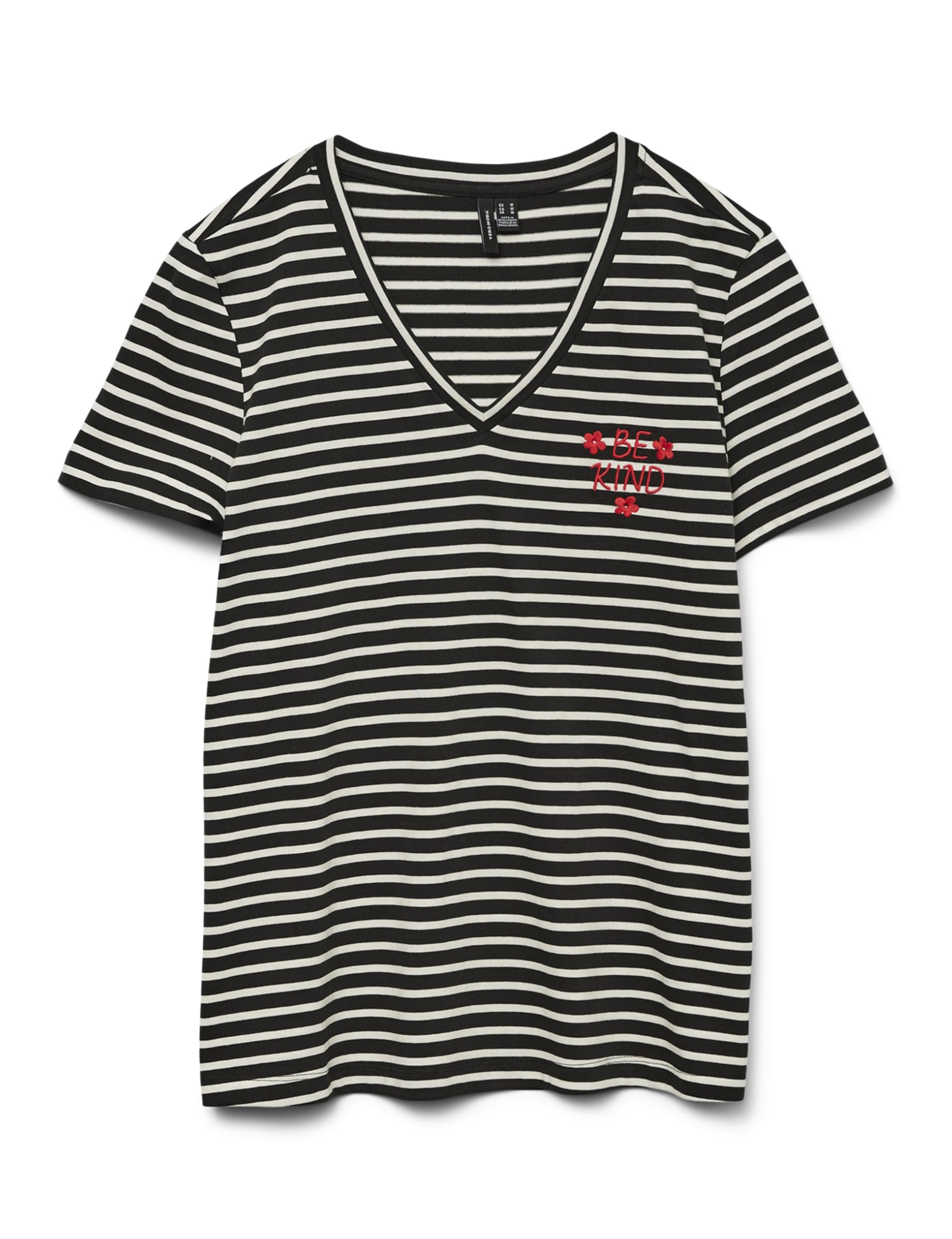 VERO MODA Vmjonna Vanessa SS Top Box JRS, Snow White, XS