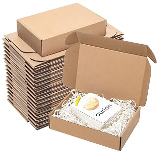 Wowxyz Shipping Boxes 9x6x2" 60 Pack Brown Corrugated Cardboard Box Mailer | Kraft Small Literature Mailer Packaging Supplies, Mailing Boxes for Small Business - Amazon product rated Grade A