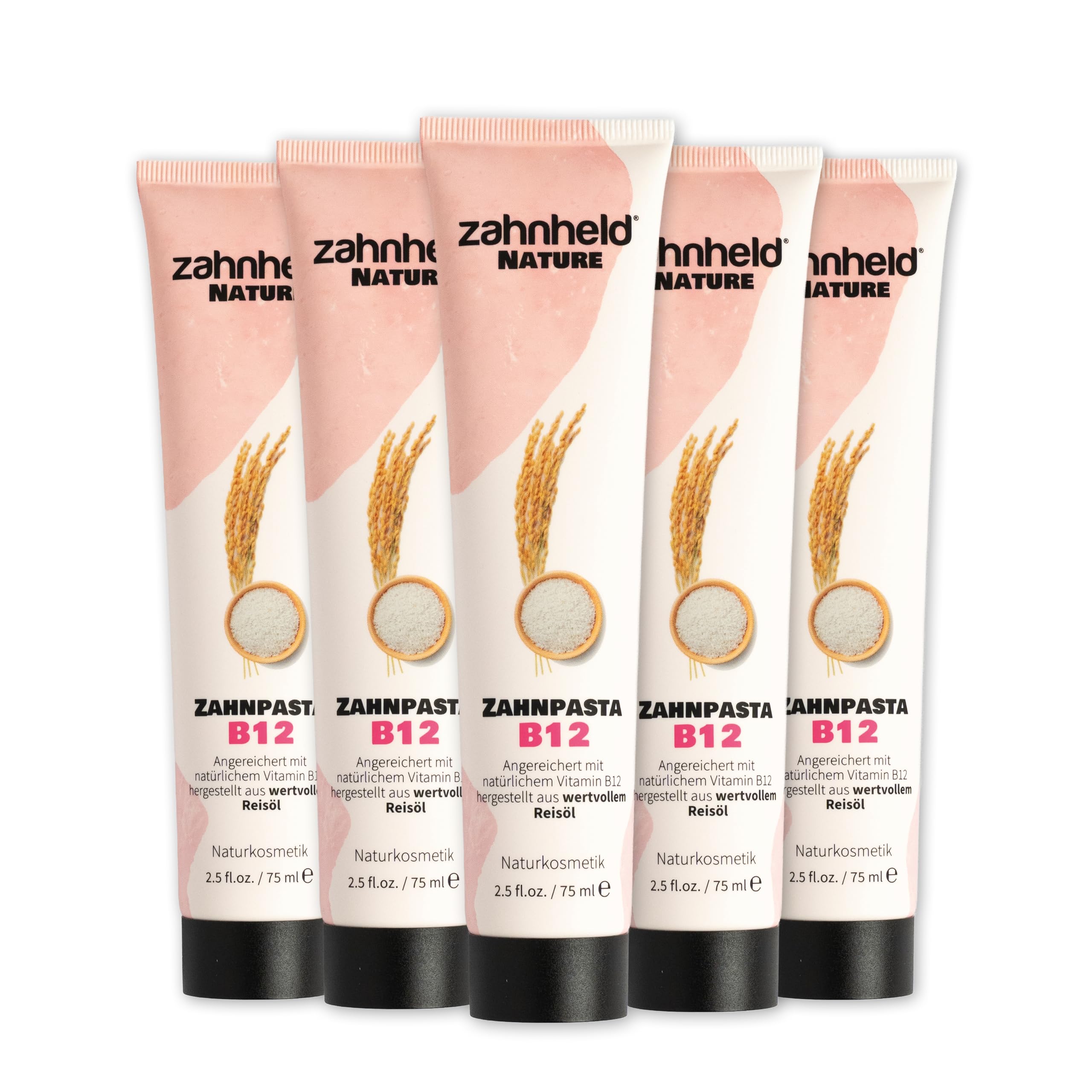 Zahnheld Nature Vitamin B12 Zahnpasta ohne Fluorid & Mikroplastik, vegan