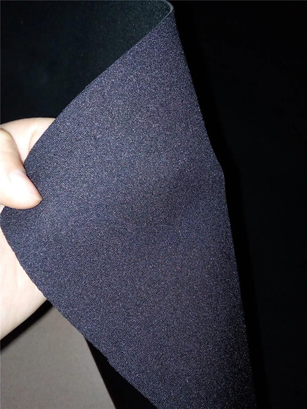 Material Del Traje De Baño Tejido De Goma Elástico De Neopreno Negro De 2,5 Mm De Espesor para Costura
