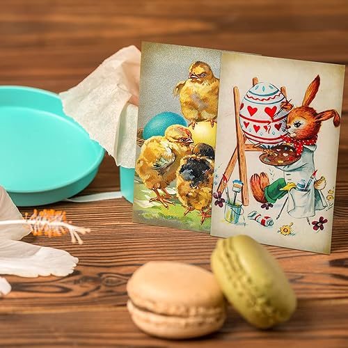 Miniatura 133 de Nuanchu 80 tarjetas postales de Navidad vintage de 4 x 6 pulgadas, tarjetas de felicitación de Papá Noel, tarjetas de Navidad retro, reimpresión