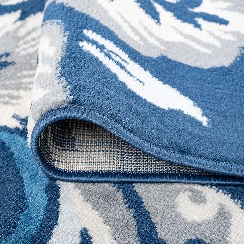 Miniatura 5 de Alfombra redonda moderna de 5.9 ft, alfombra de área interior, para sala de estar, comedor, dormitorio, cocina, entrada, contemporánea, alfombras