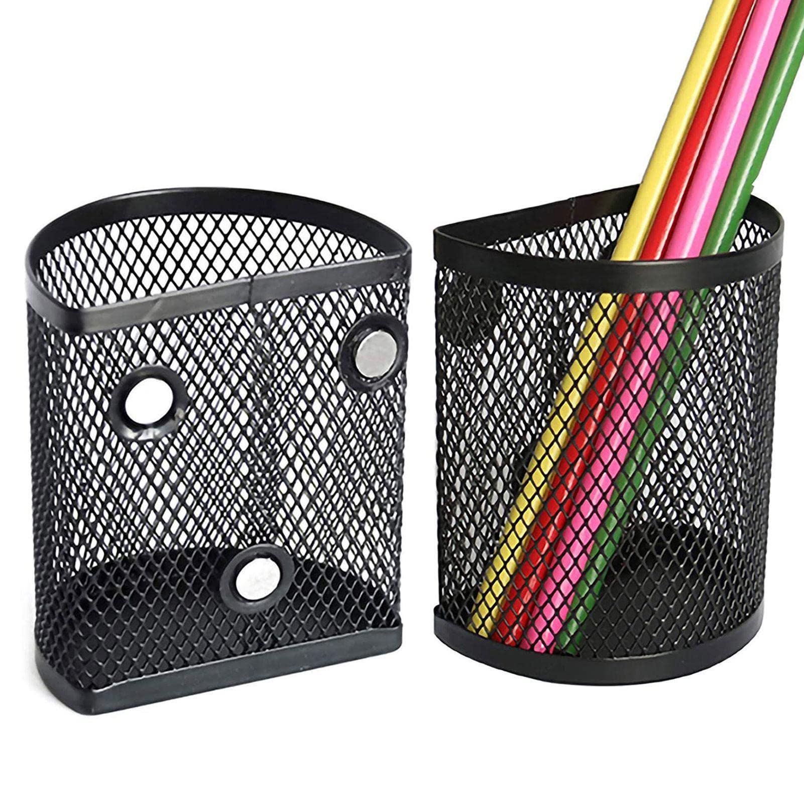 BOITE DE RANGEMENT - BAC DE RANGEMENT,Pink--Porte stylo magnétique en plastique, boîte de