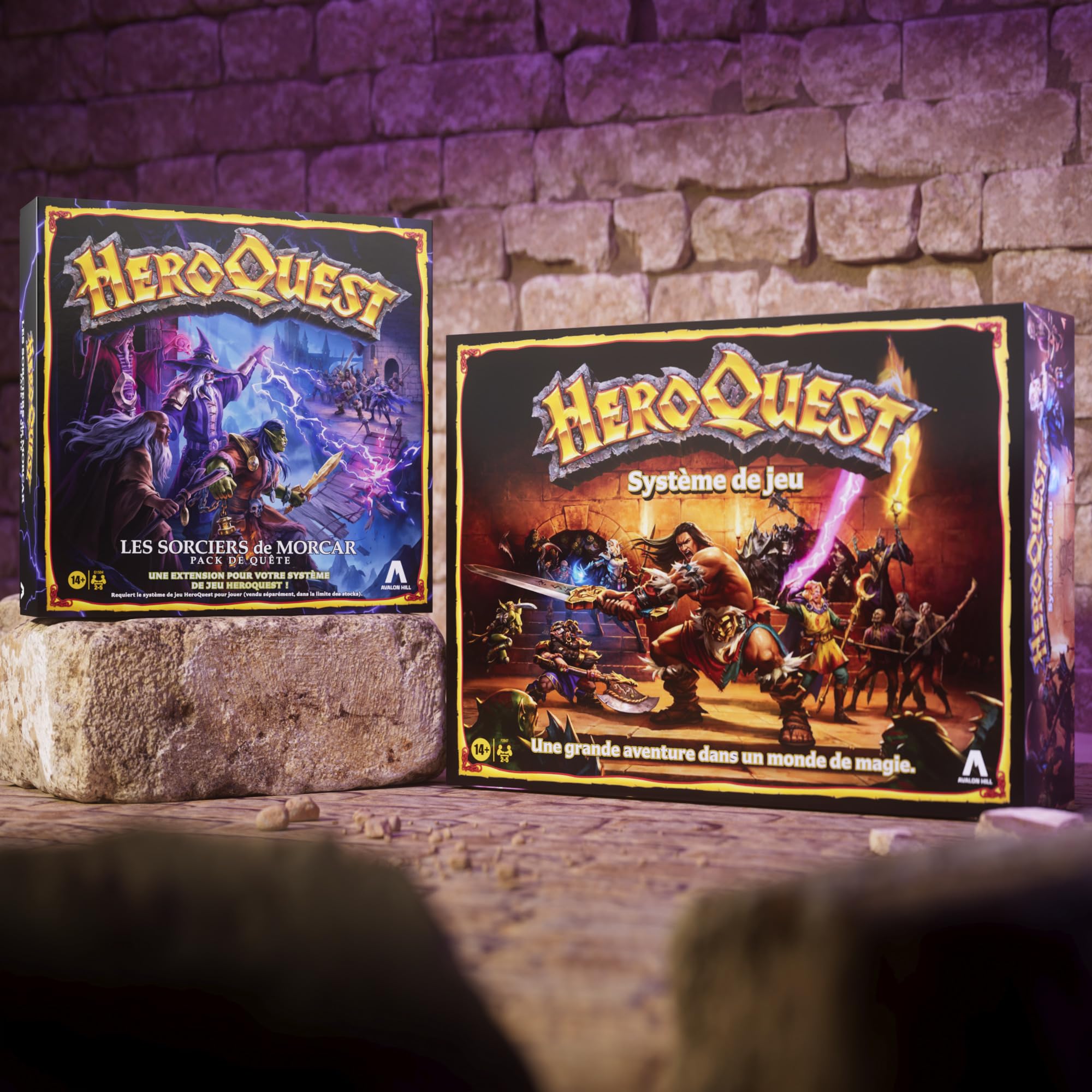 Avalon Hill HeroQuest, Wizards of Morcar Quest Pack (sistema di gioco HeroQuest richiesto) - Versione francese