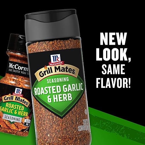 Vista 4 de McCormick Grill Mates - Condimento de ajo asado y hierbas, 2.75 onzas