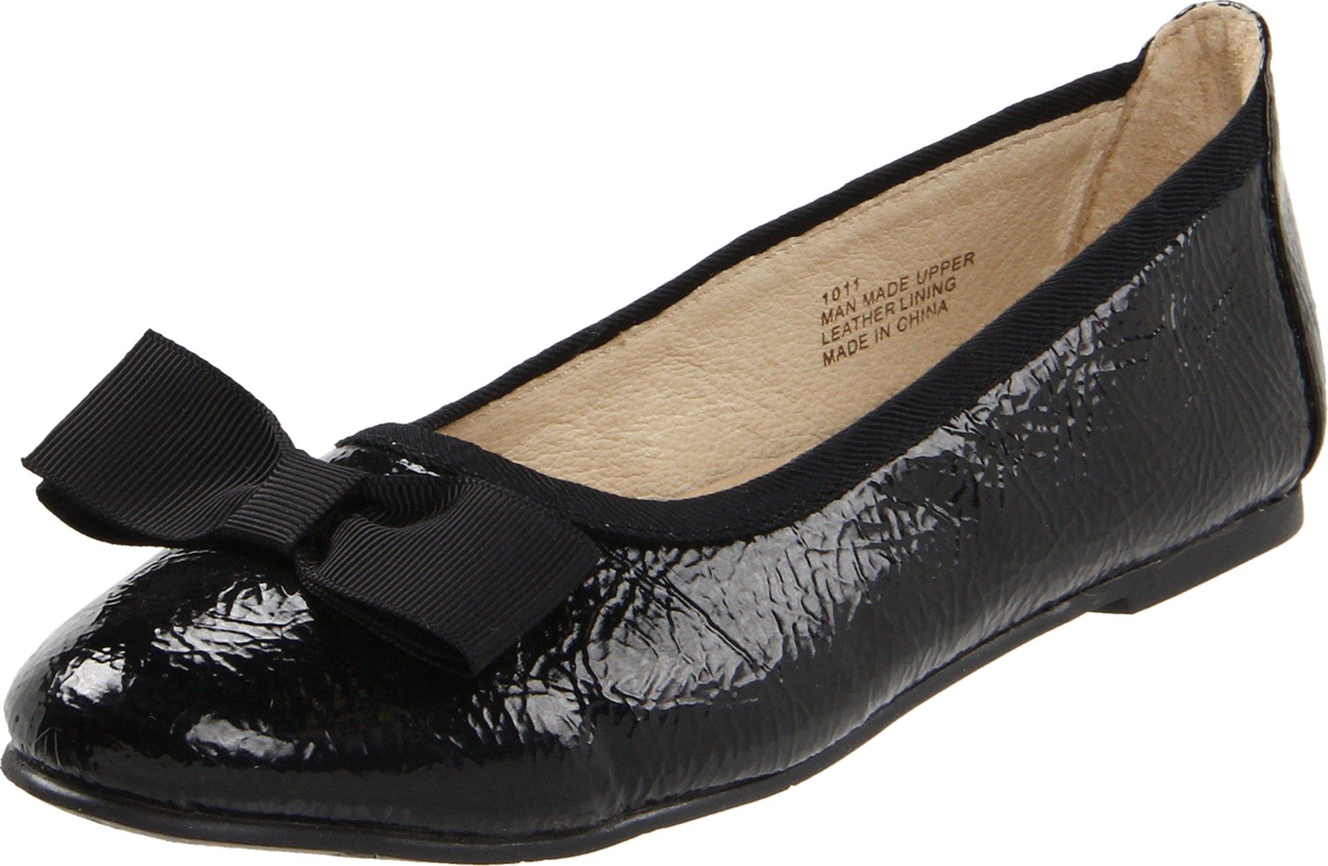 Pazitos Firefly BF Ballet Flat,Black,27 EU (9.5 M US Toddler)