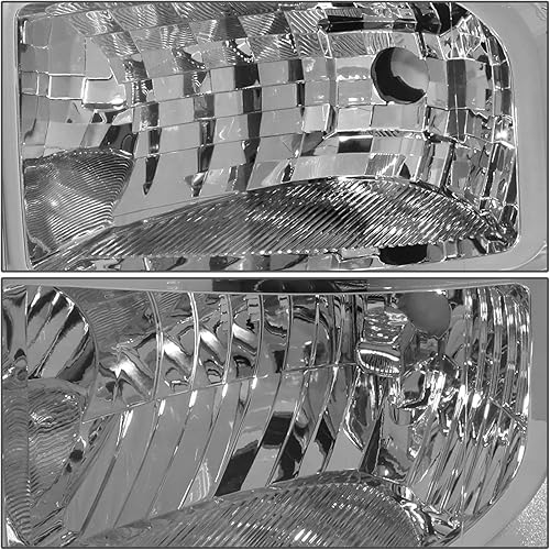 Miniatura 3 de DNA MOTORING HL-OH-FSU13-CH-CL1 - Faros delanteros cromados de repuesto compatibles con 11-16 F-250  F-350  F-450  F-550 Super Duty