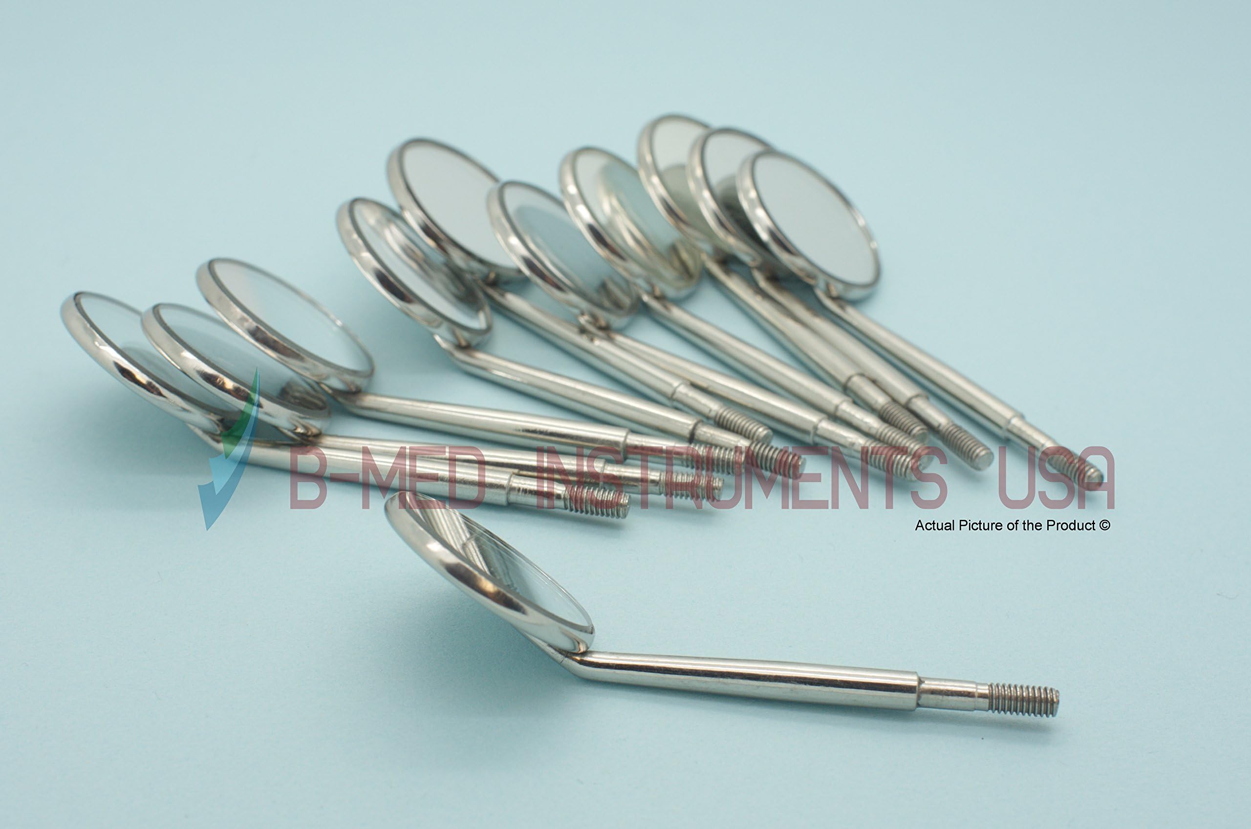Pack of 12 Dental Magnifying Mouth Mirrors #5 Dentist Dental Instruments
