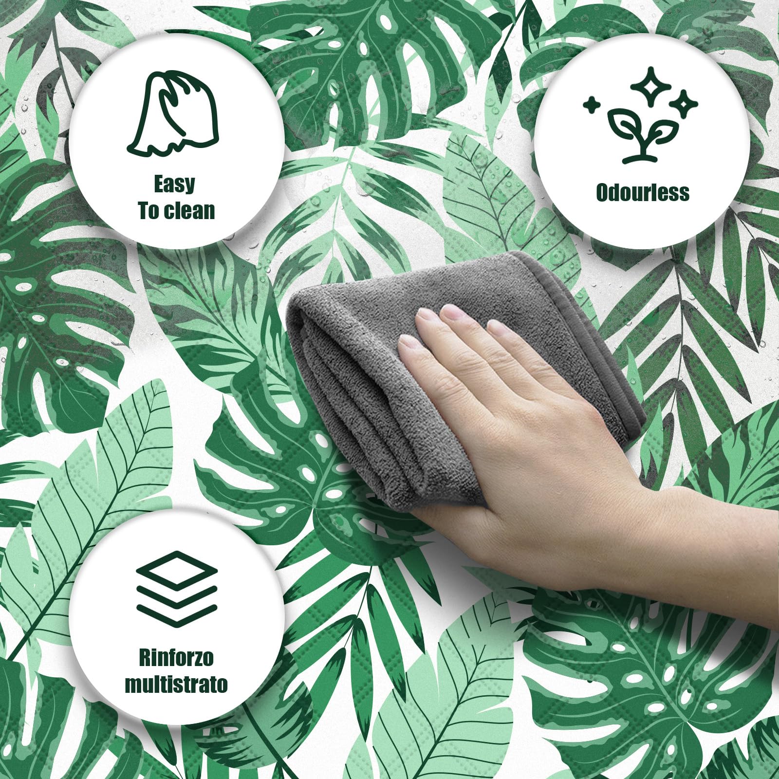 Coperta da Picnic Impermeabile 200x200 CM,Telo da Spiaggia Anti-Sabbia,Grande Coperta Pieghevole per 4-6 Persone,Ideale per Campeggio,Spiaggia,Parchi e Viaggi con Maniglia e Design Pratico