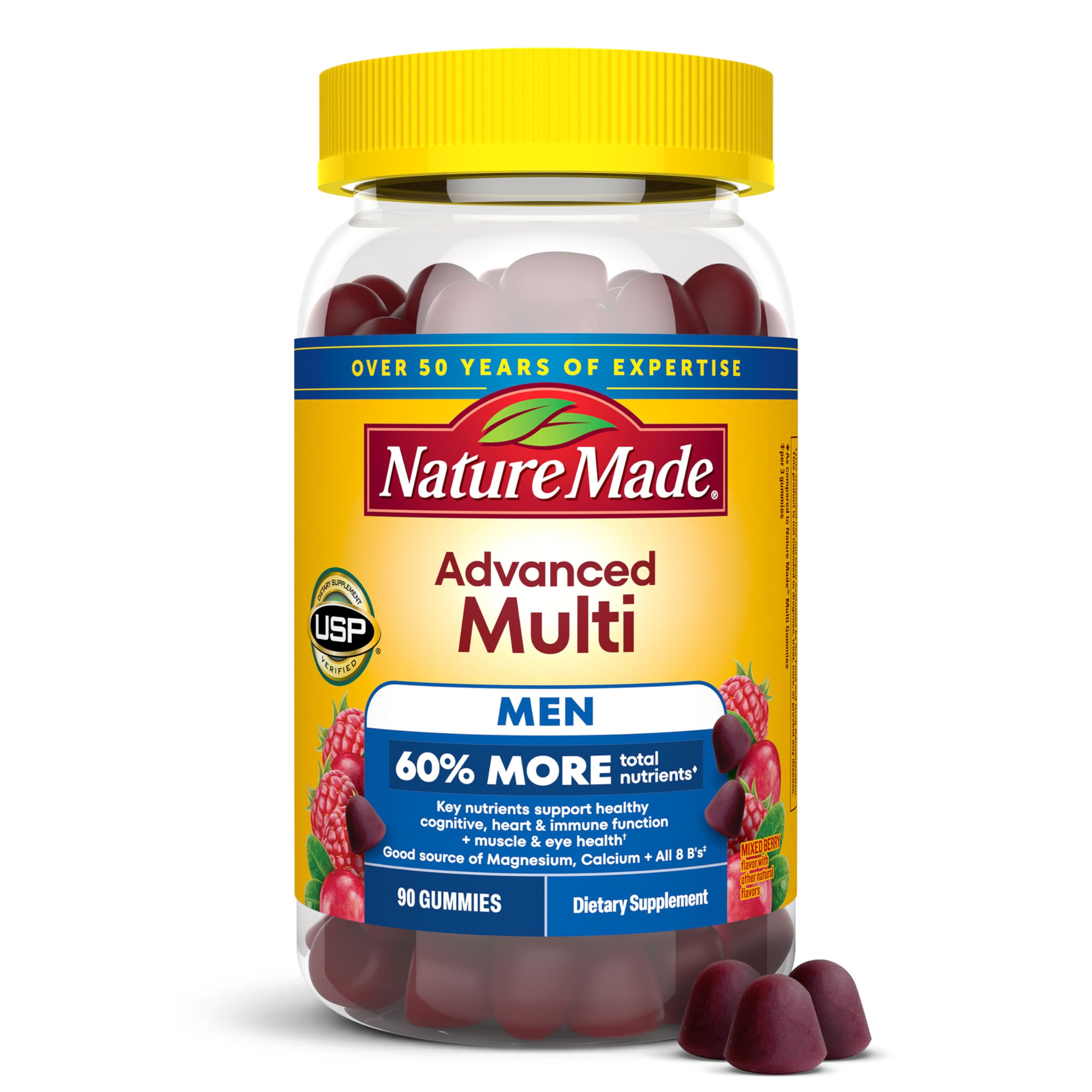 Nature Made Advanced Multivitamin Gummies for Men