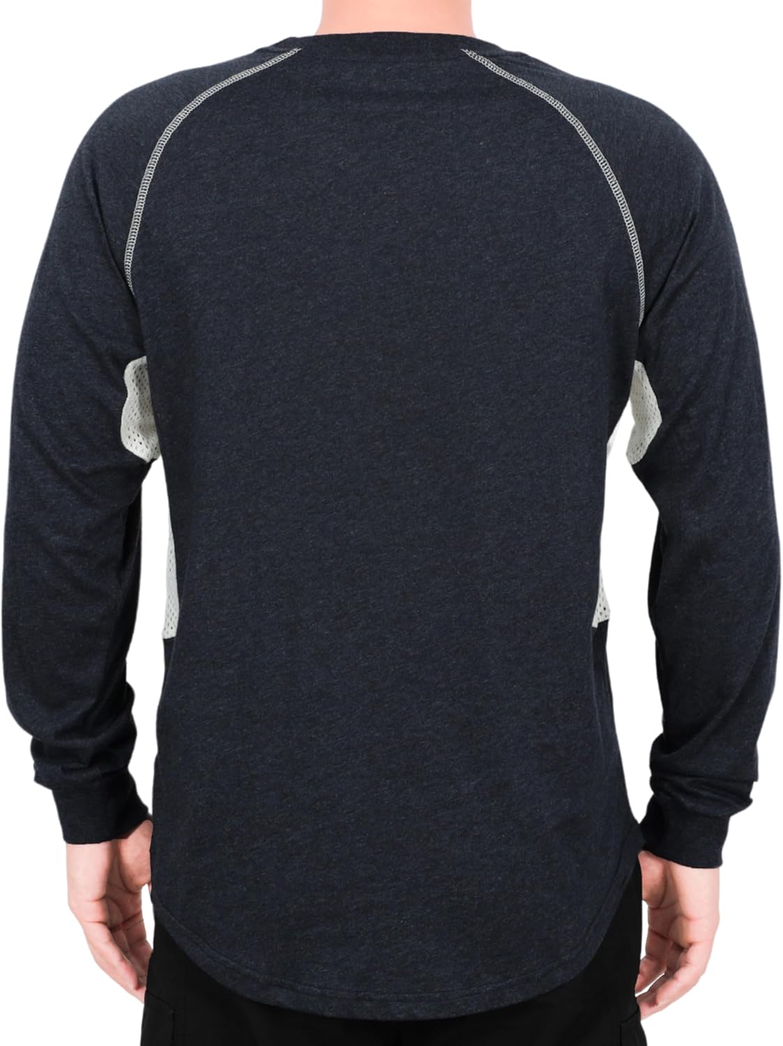 BOCOMAL FR Shirts for Summer Vented Mesh Loose Fit 4oz EX Lightweight Flame Resistant Base Layer CAT1 Crew Shirt