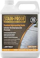 DRY-TREAT Stain Proof Premium Impregnating Sealer 1 Quart - Protects Granite, Marble, Tile & Stone from Stains, Water & Salts Indoors/Outdoors