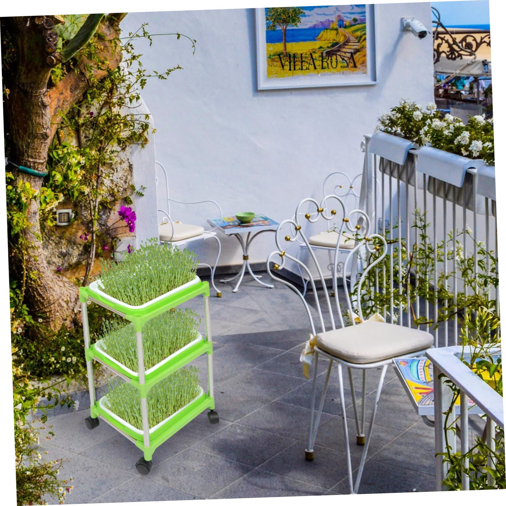 Anzuchtschale Mit Ablage Schalen Keimset Garten Keimschale Stabiles Regal Einfache Installation