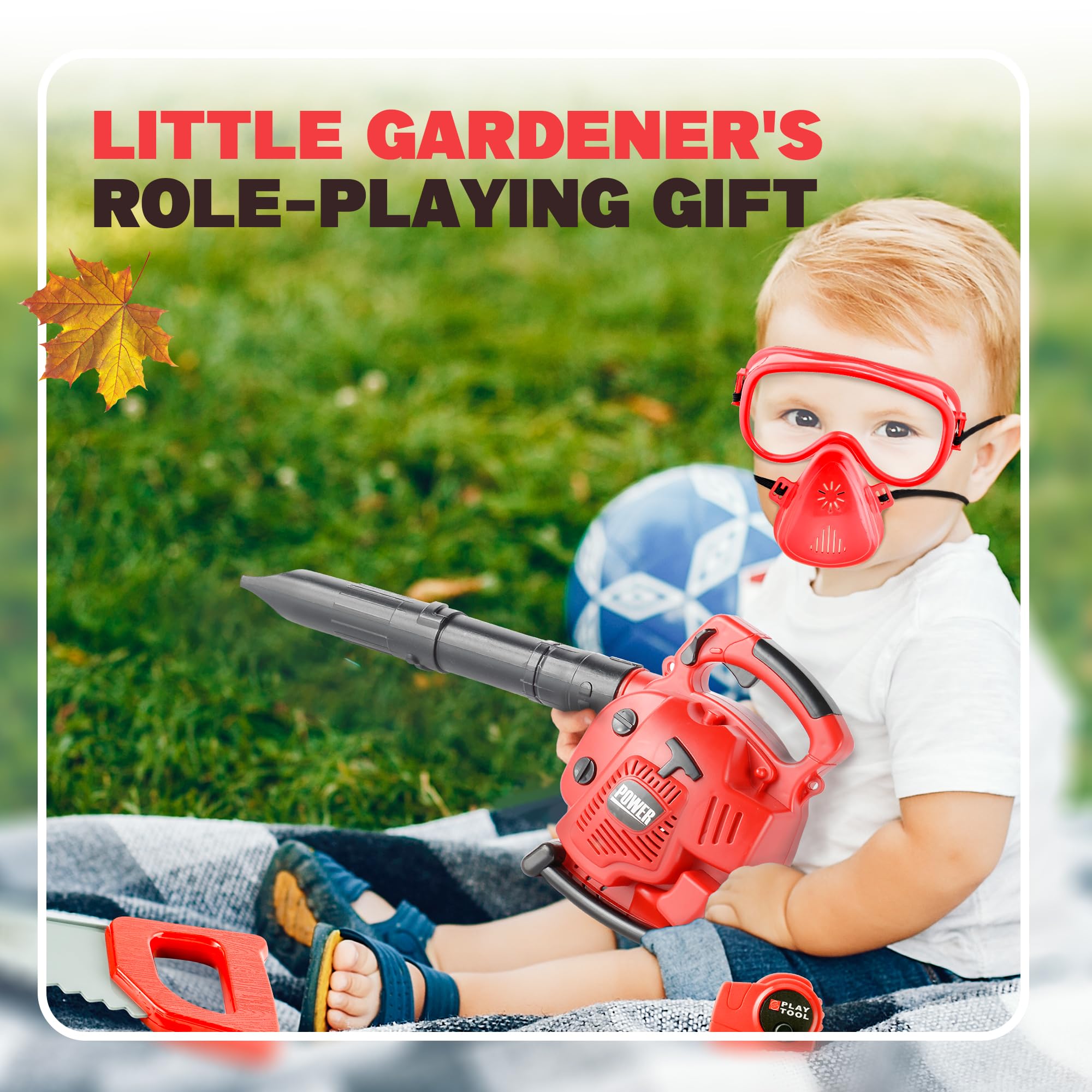 BELLOCHIDDO Kids Leaf Blower - Pretend Play Series Dominican...