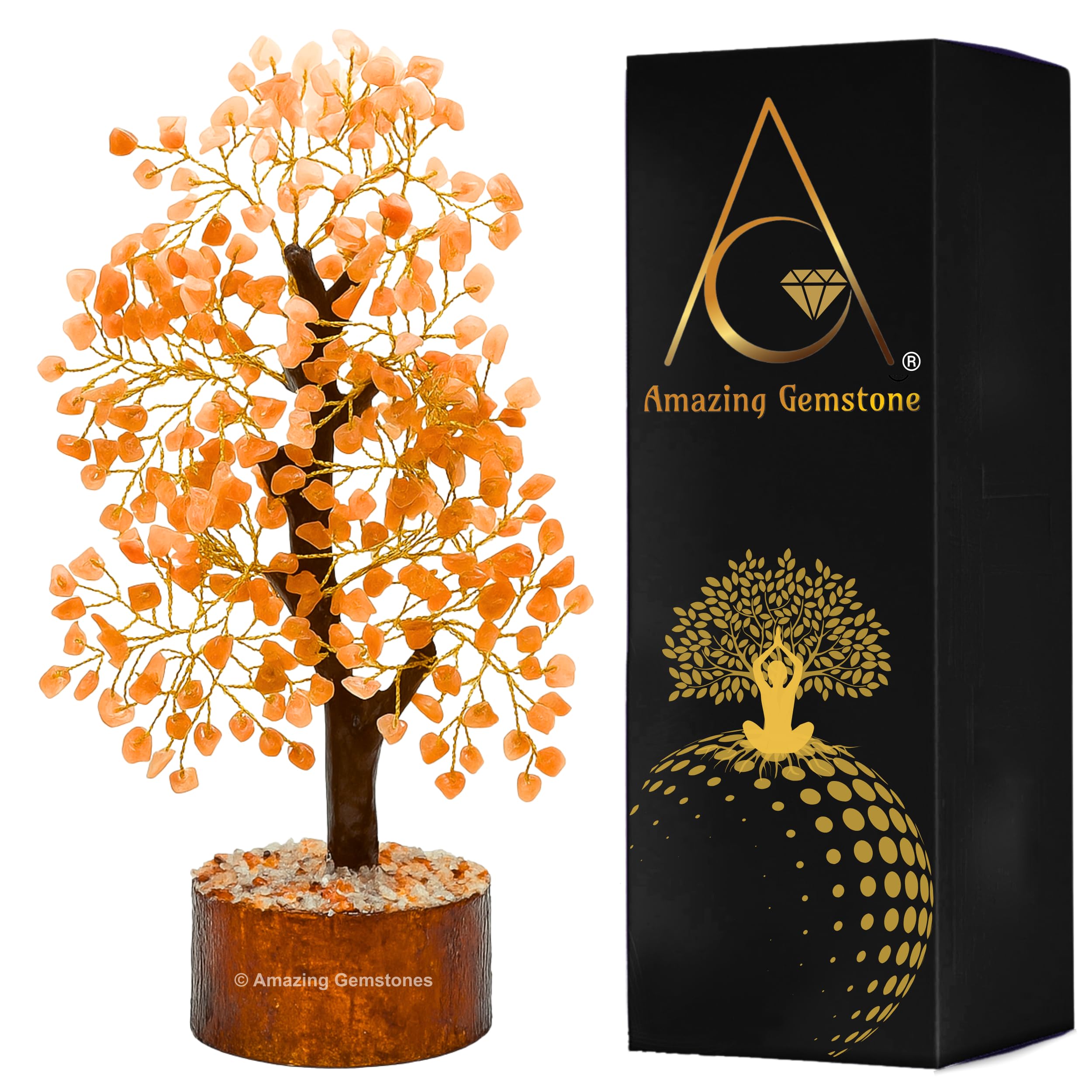 Amazon.com: Peach Moonstone Natural Healing Premium Crystal Bonsai