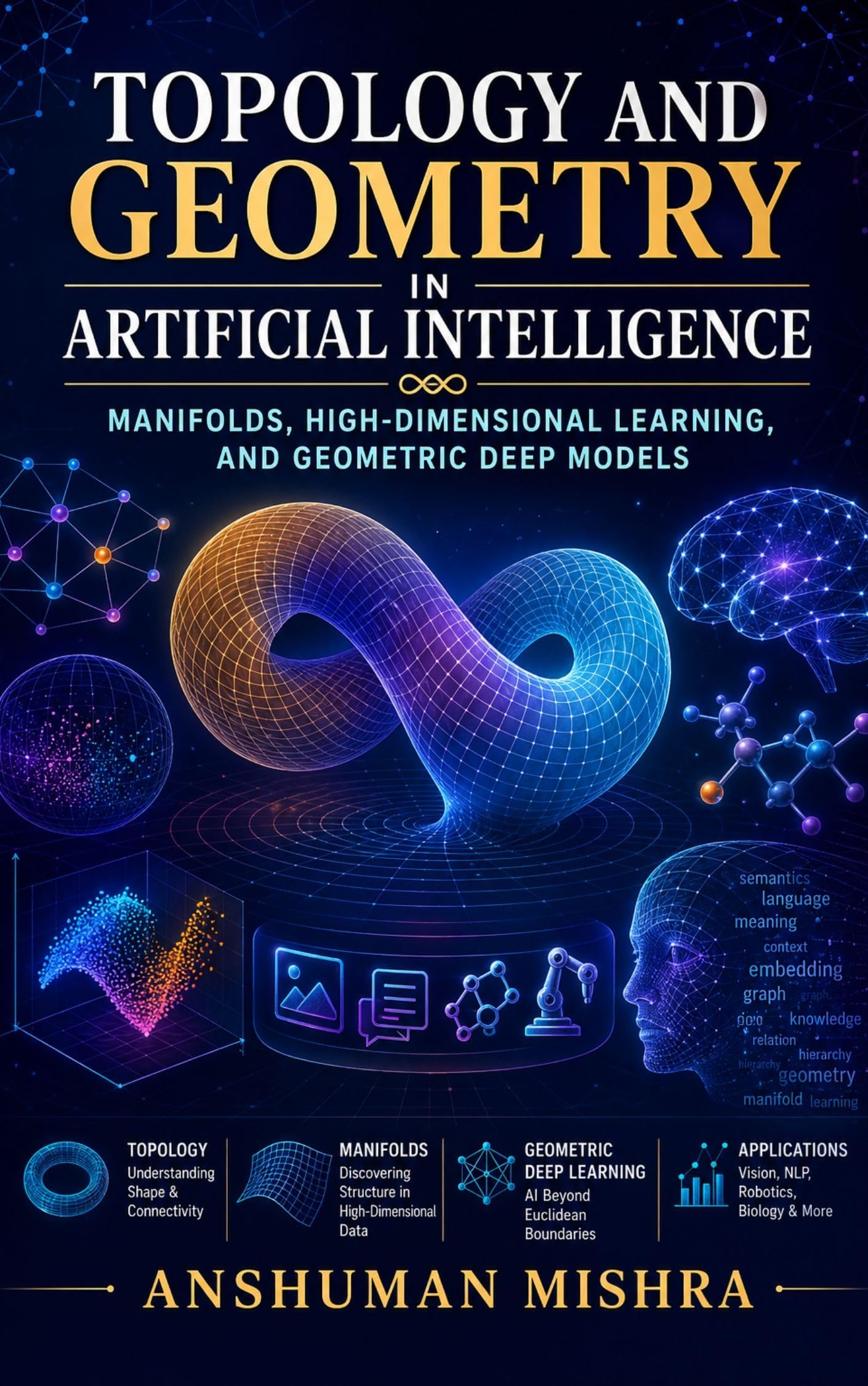 Topology and geometry in Artificial Intelligence: Manifolds high-dimensional learning and geometric deep models (Math and Artificial Intelligence)