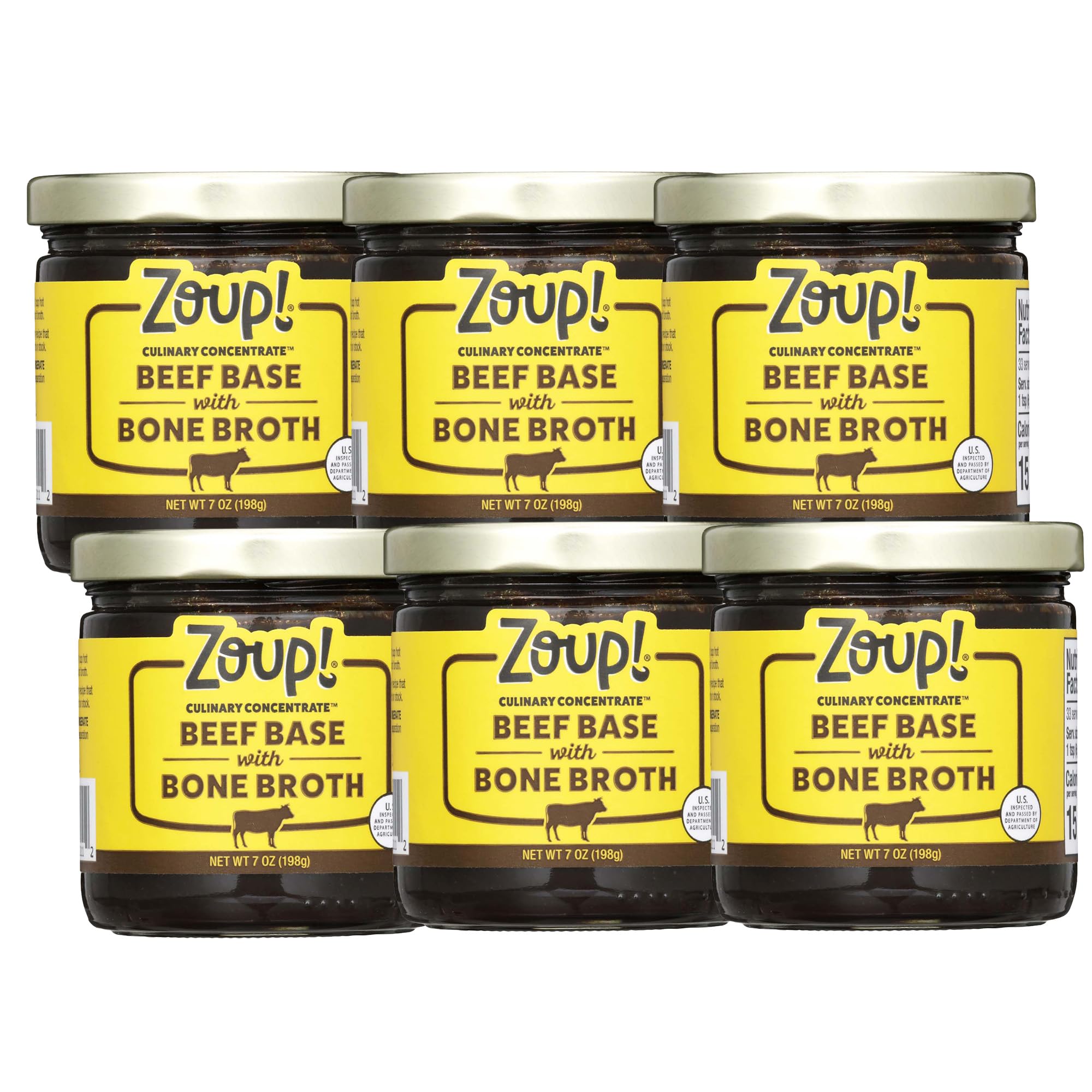 Zoup! Good, Really Good Beef Bone Broth Culinary Concentrate, 6