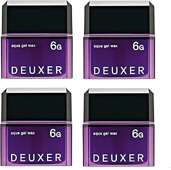 Amazon Co Jp Deuxer デューサー アクアジェルワックス6g 4個セット ヘアワックス フローラルベリー ビューティー