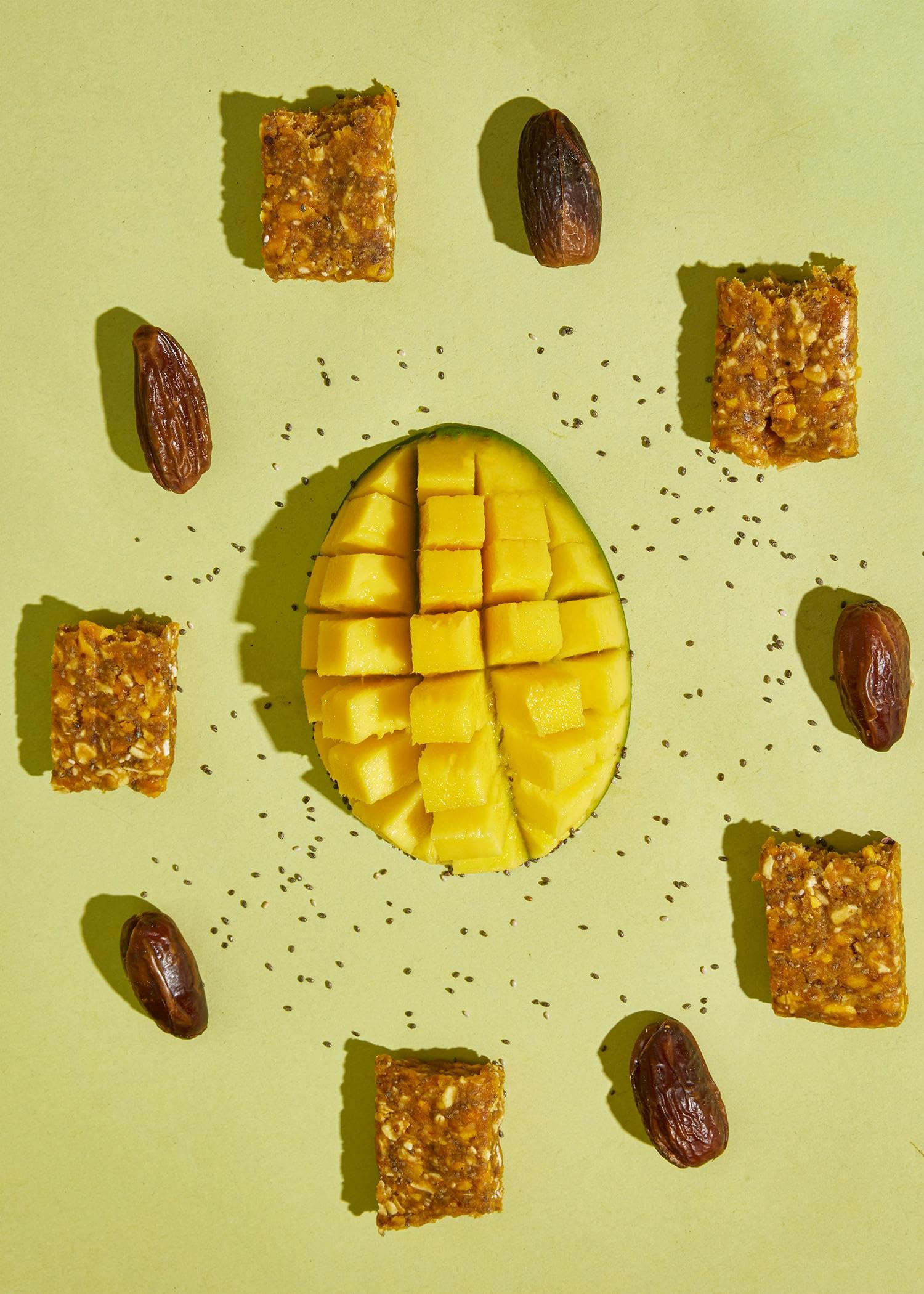 KoRo Raw Bar Mango-Chia 20 x 50 g 27% Mangoanteil Vegan glutenfrei