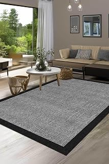 Dijital Kaymaz Yıkanabilir Sisal Görünümlü Salon H