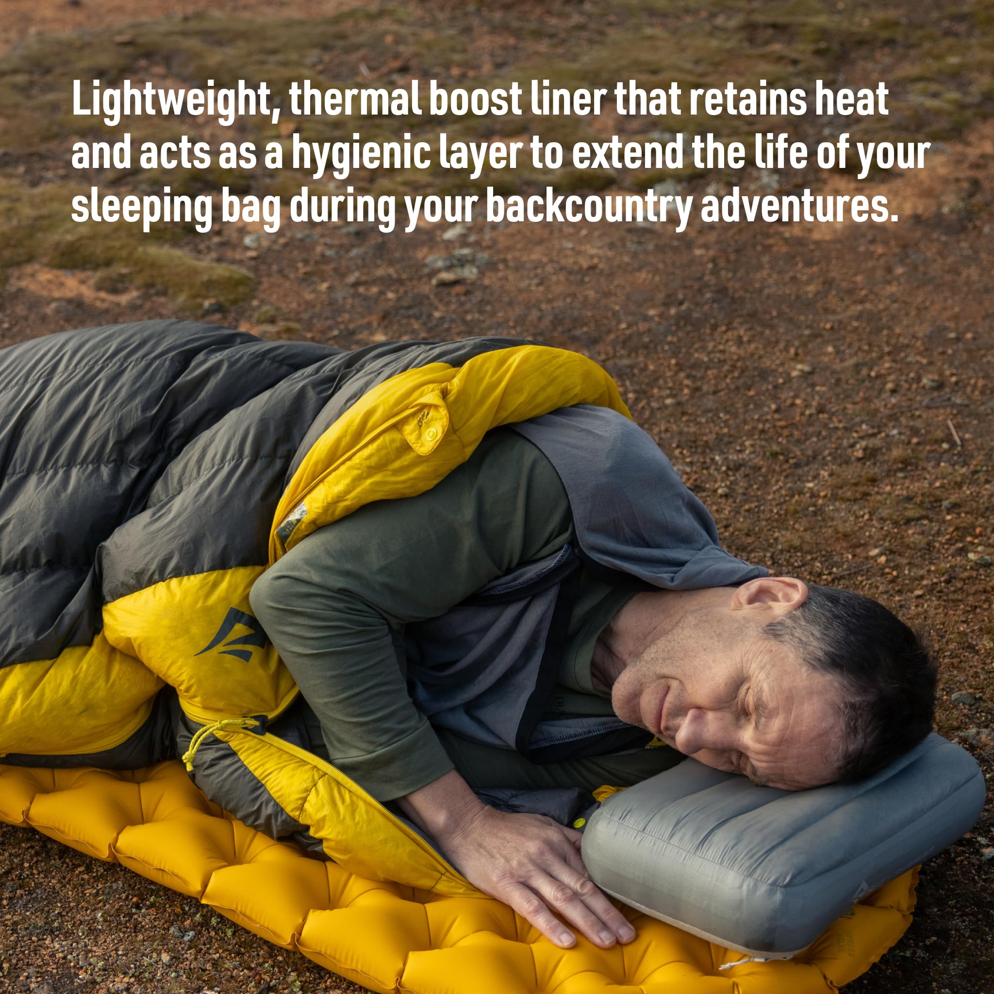 SEA TO SUMMIT REACTOR EXTREME THERMOLITE SLEEPING BAG LINER (RED)