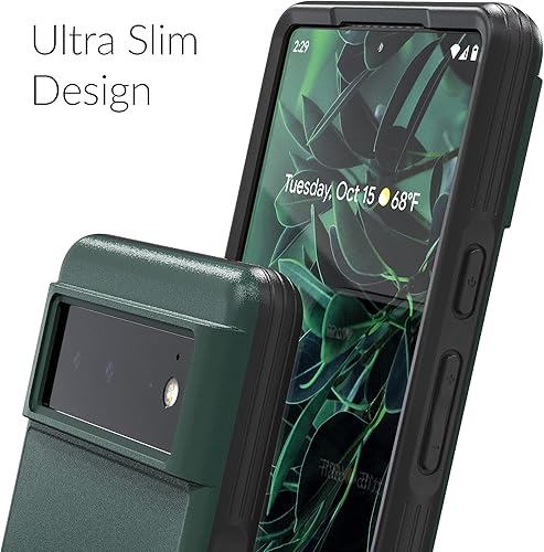 Miniatura 7 de Crave Slim Guard para Google Pixel 6, funda a prueba de golpes para Google Pixel 6 - Verde bosque
