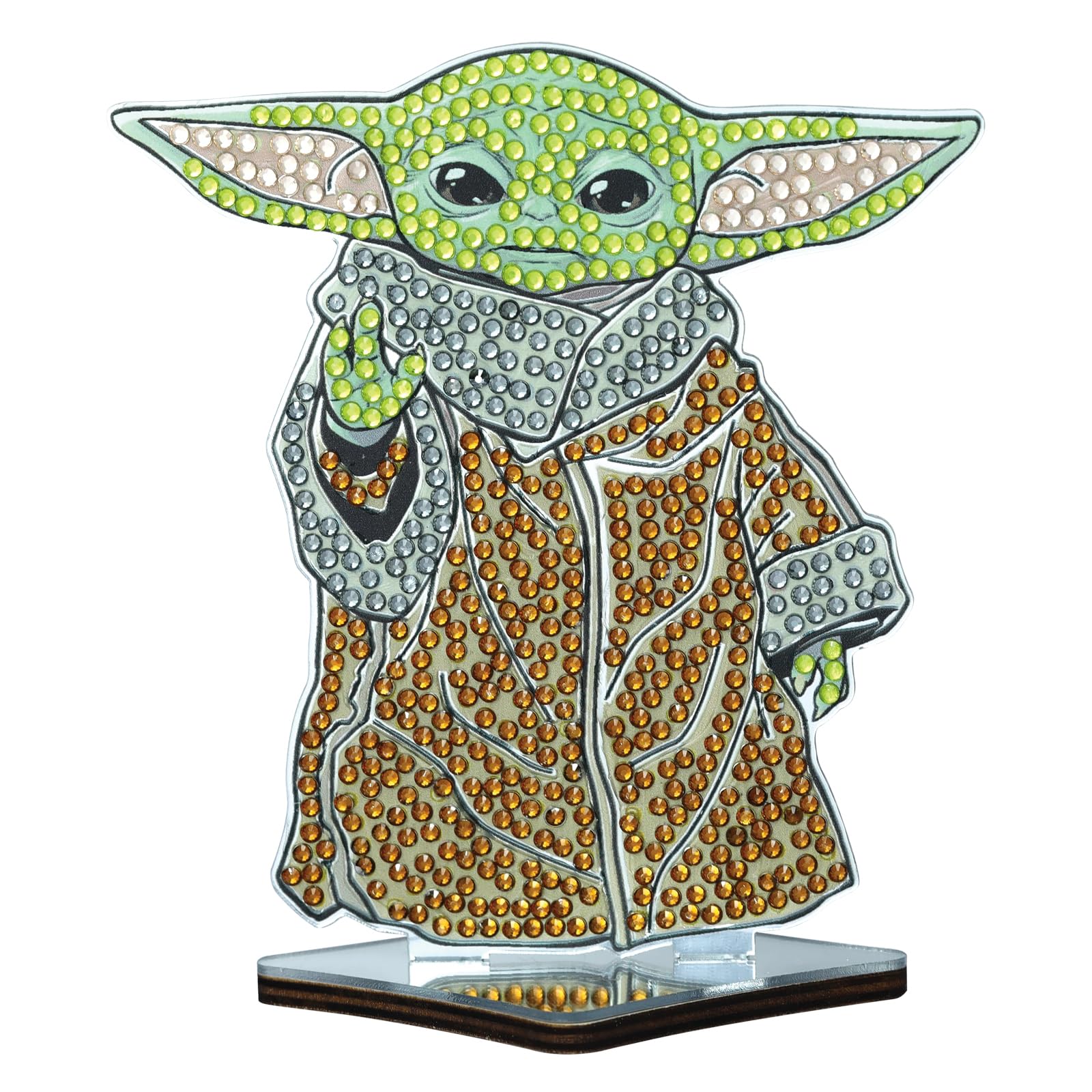 CRYSTAL ART Grogu Star Wars Mirror Buddies Kit Craft Buddy