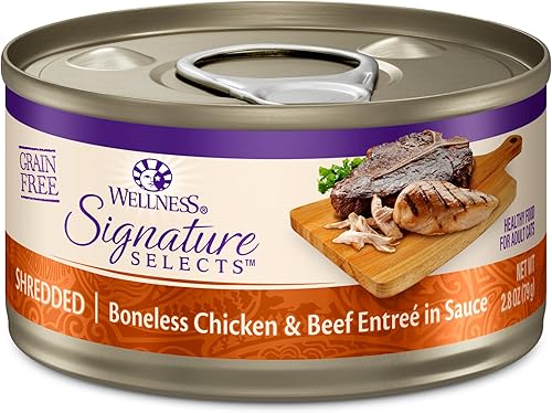 Miniatura 59 de Wellness CORE Signature Selects - Alimento húmedo sin granos para gatos, alimento natural para mascotas hecho con carne real