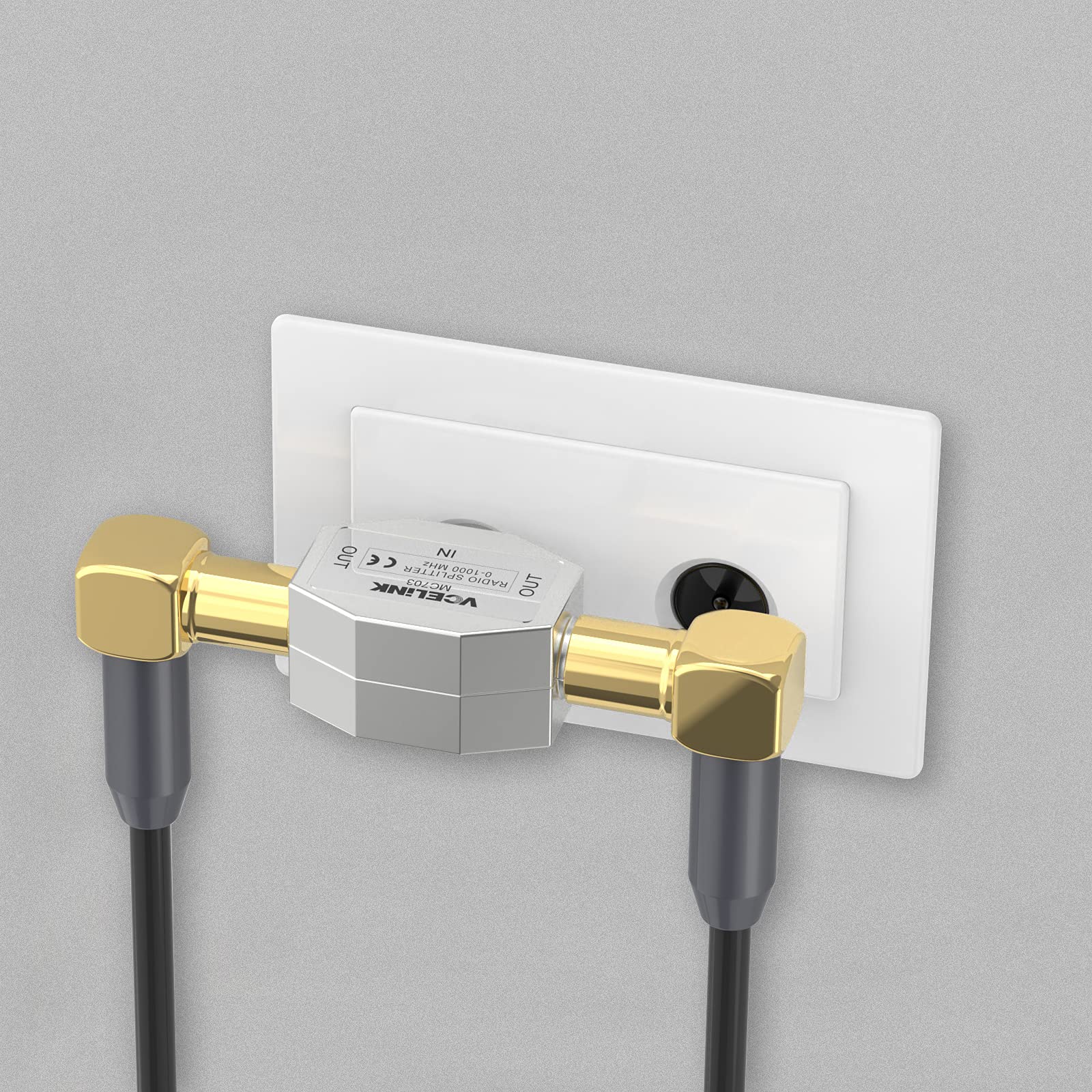 Sdoppiatore Antenna TV 2 Uscite Con Spina Coassiale, Ancable Adattatore Antenna TV Splitter T-Accoppiamento 2 Vie Femmine A 2 Maschio Per T-Adattatore TV Accoppiamento Coassiale Spina Coassiale - Foto 7