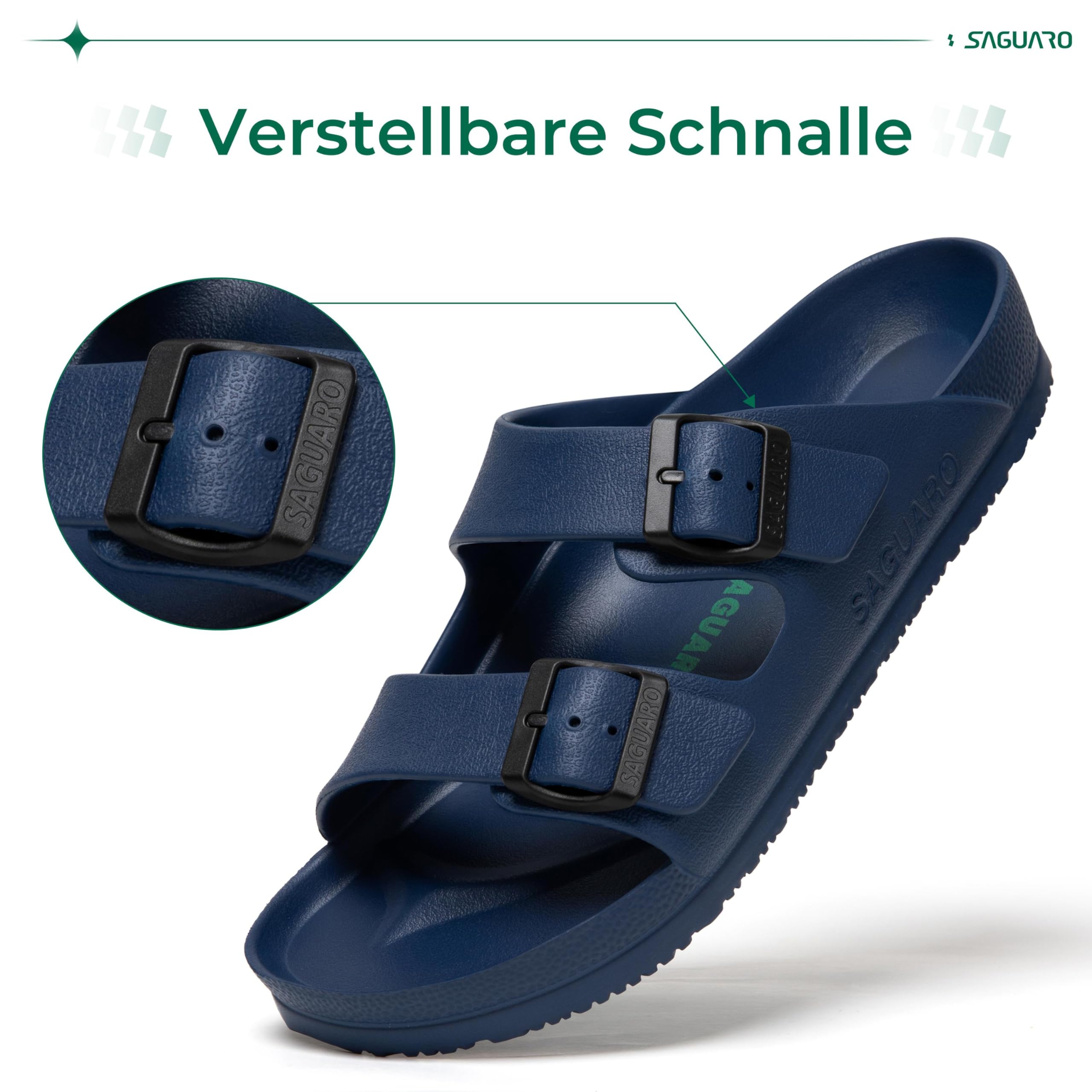 SAGUARO Pantofole Unisex Antiscivolo Uomo Donna Spiaggia da Ciabatte Slip-on Scarpe da Bagno Leggere Casuale Sandali