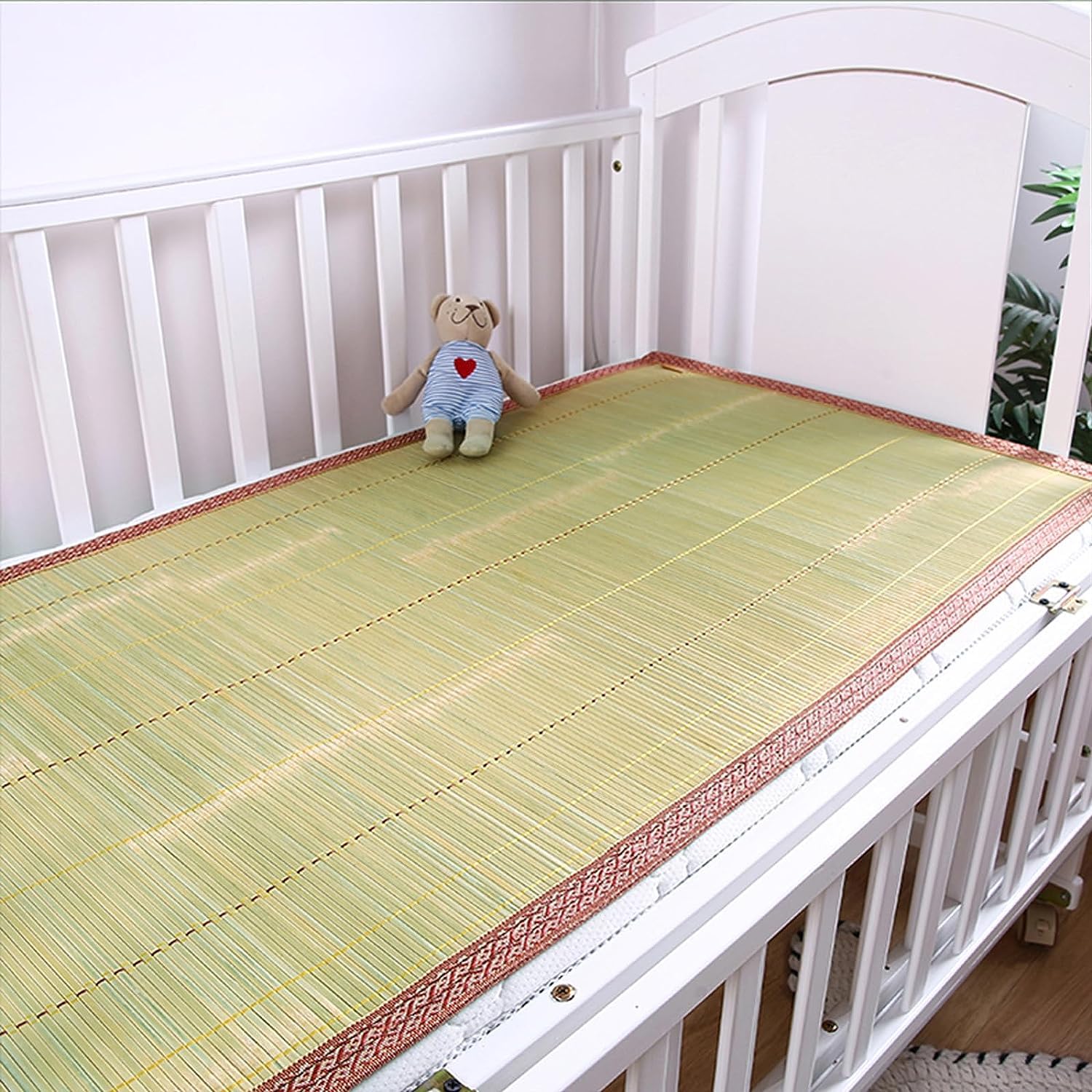 Materassino Estivo in Bambù Materasso Fresco In Bambù Cuscino Per Dormire Estivo Tappetino Per Letto In Bambù Biancheria Da Letto Rinfrescante E Liscia Materassino in Bambù ( Color : A , Size : 150x20