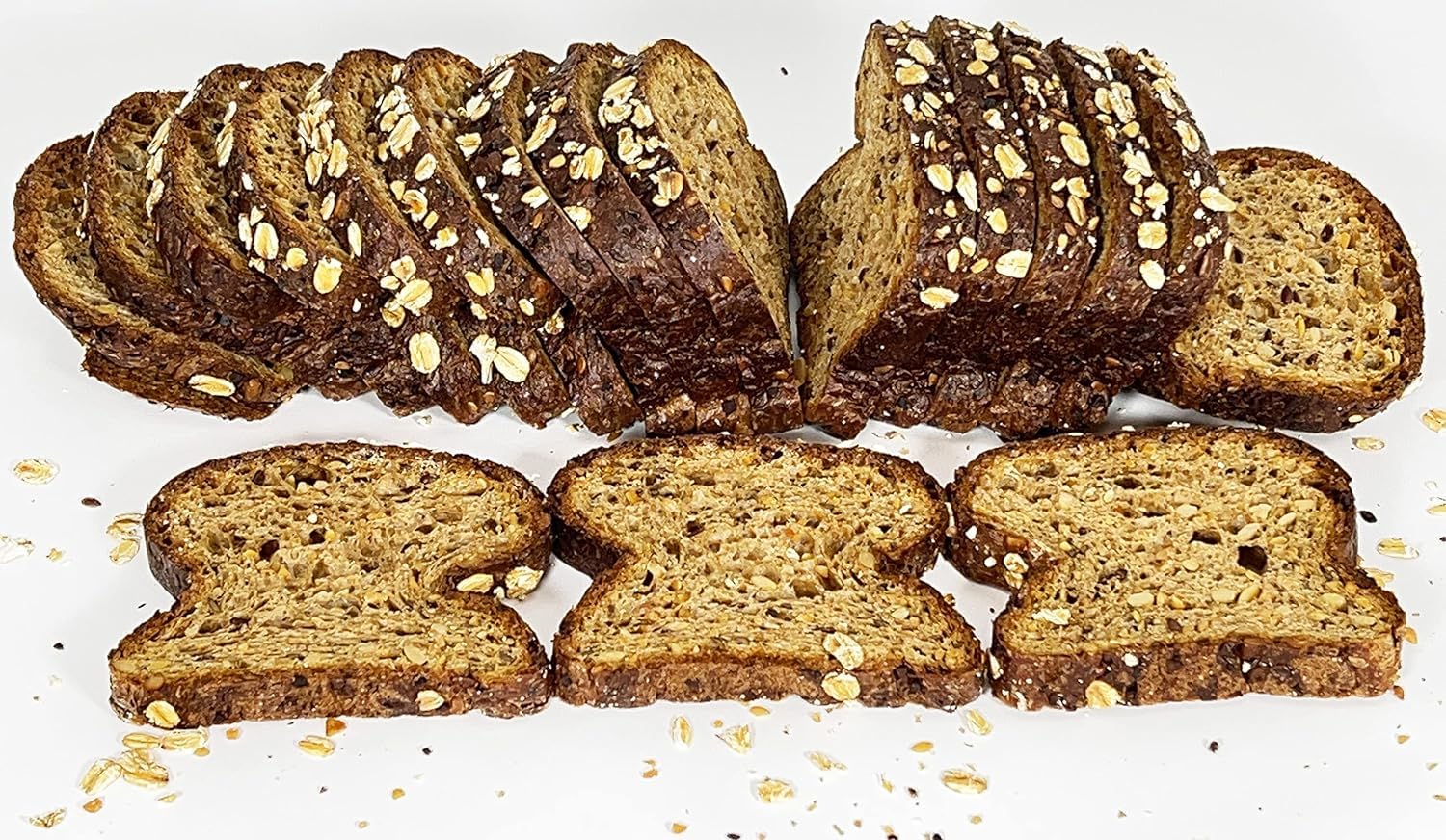 Pan Proteico Keto 85% Menos Carbohidratos, Para Dietas Hipocalóricas y Altas en Proteínas. Muy Blandito y Sabor Riquísimo. Peso 500 Gr Unas 20 Rebanadas Duración del Pan: 8 Meses Aprox
