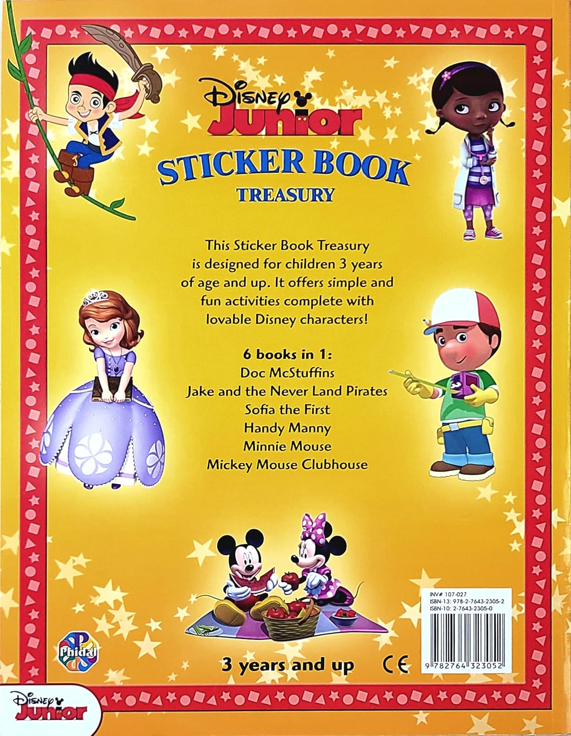 Disney Junior Sticker Treasury Book