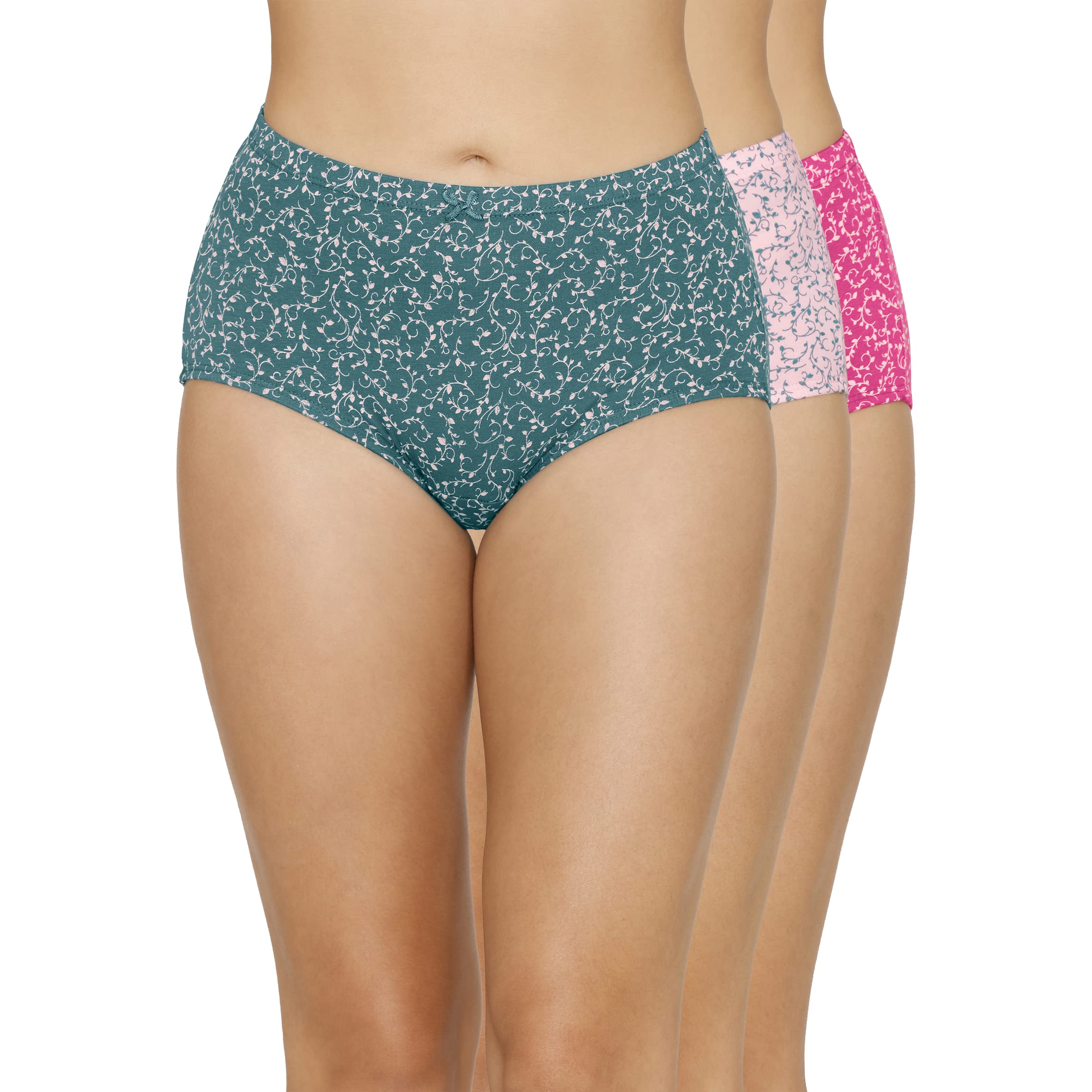 amante Inner Elastic Cotton Full Brief Panty Pack- Pack of 3-picture-35