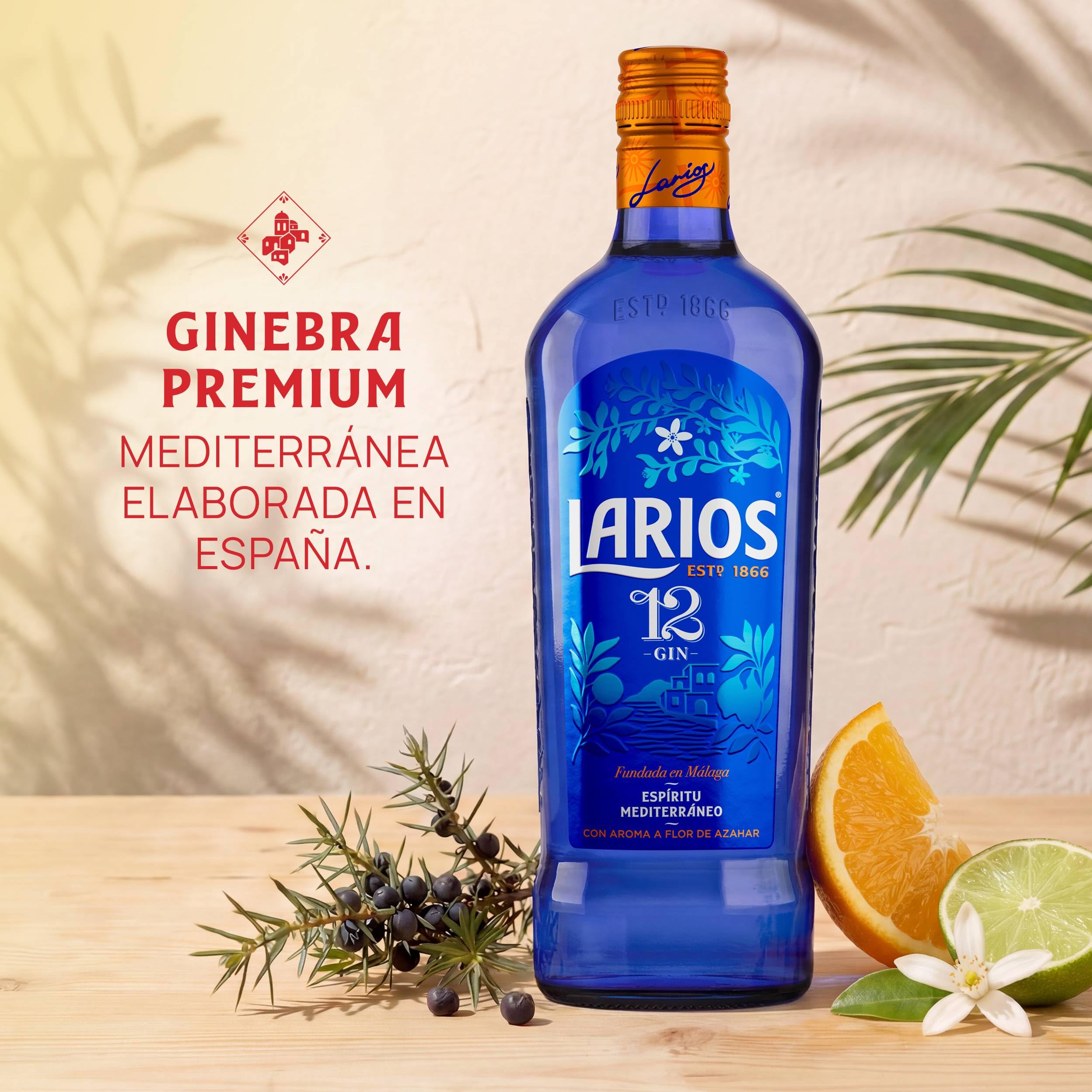 Larios 12 Ginebra Premium Mediterránea 70cl