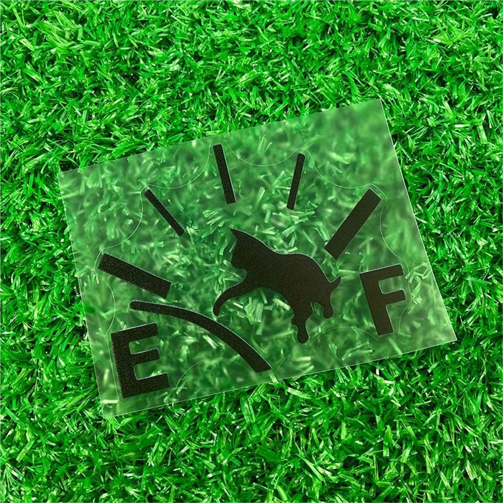 FGLFPXI Cat Sticker Waterproof Durable Decal for Motorcycle Helmets Car Fuel Caps, Easy to Apply Cartoon Decor