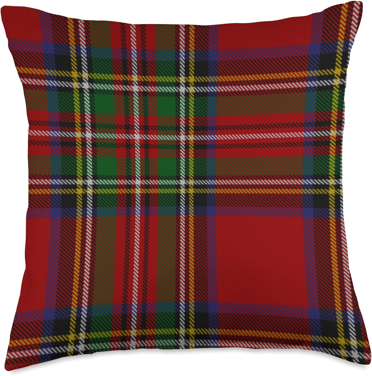 Royal Stewart Tartan Scottish Plaid Scotland Gifts Throw Pillow