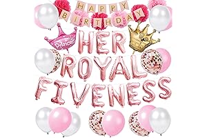 5th Birthday Decorations Girl: Ultimate Princess Party