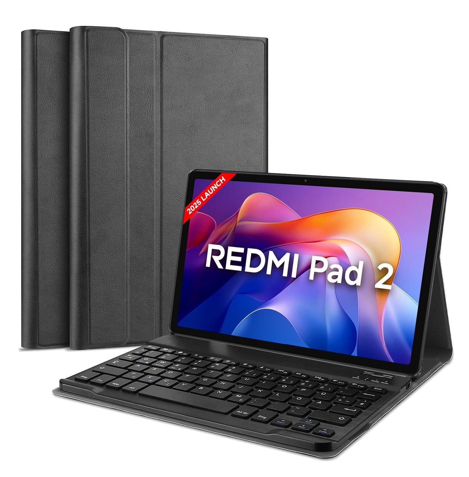 Keyboard Case for Redmi Pad 2 (11 inch only), Slim Lightweight Stand Cover, Magnetically Detachable Wireless Bluetooth Keyboard,Compatible Keyboard for Redmi Pad 2-11 Inch ONLY-image-37
