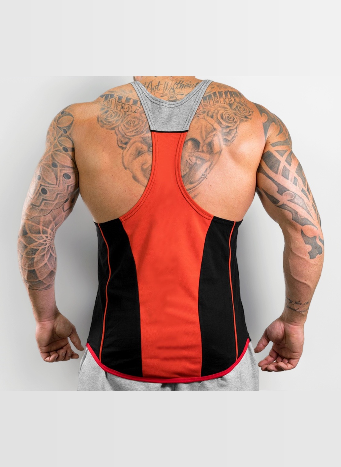 Harri me Men's Muscle Gym Fitness Y Back Stringer Bodybuilding Workout Sleeveless Vest